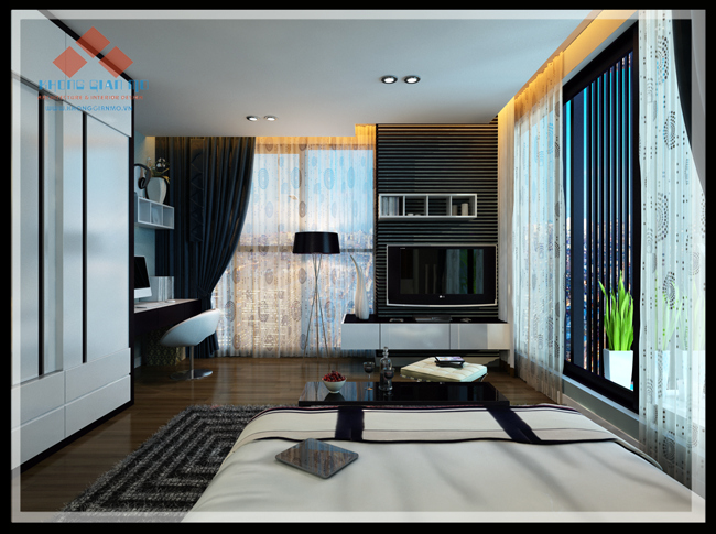 Thiết kế nội thất chung cư TSQ - Phối cảnh phòng ngủ-v3